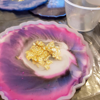 resin art coasters online class
