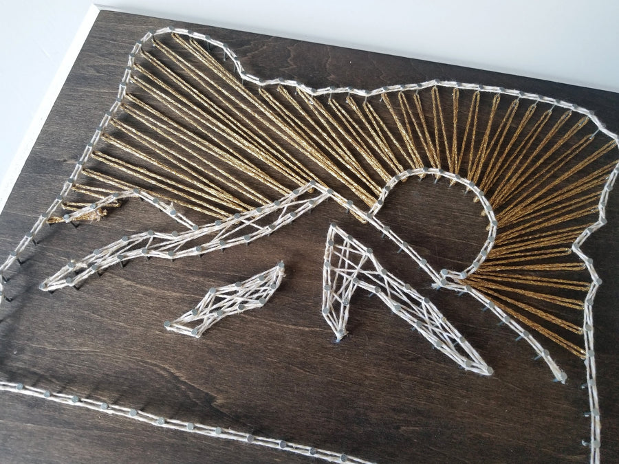 String Art on Wood Workshop – Assembly: gather + create
