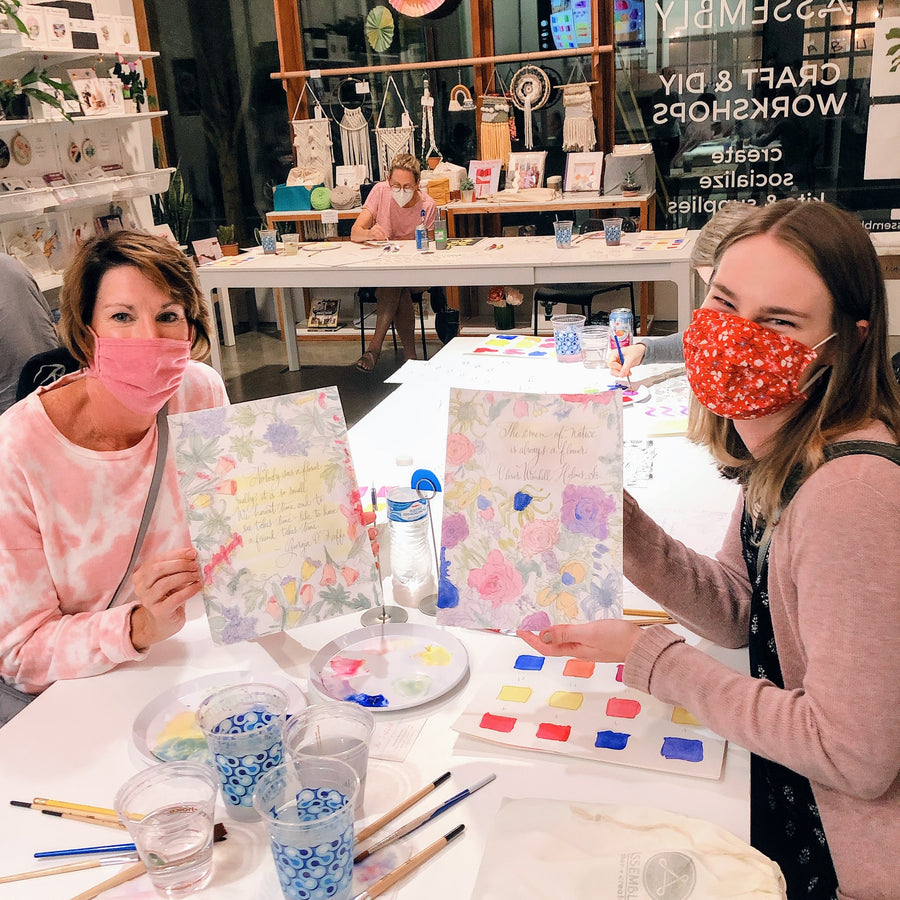 learn how to watercolor paint class