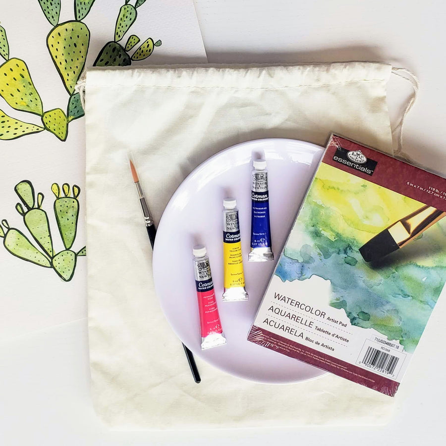 Beginner's Watercolor Workshop – Assembly: gather + create